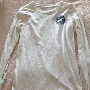 White Hollister Graphic Tee